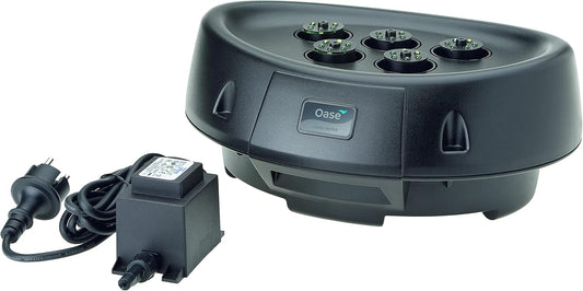 Oase 50214 Water Starlet schwimmende Wasserfontäne für Teich Springbrunnen beleuchtetes Wasserspiel