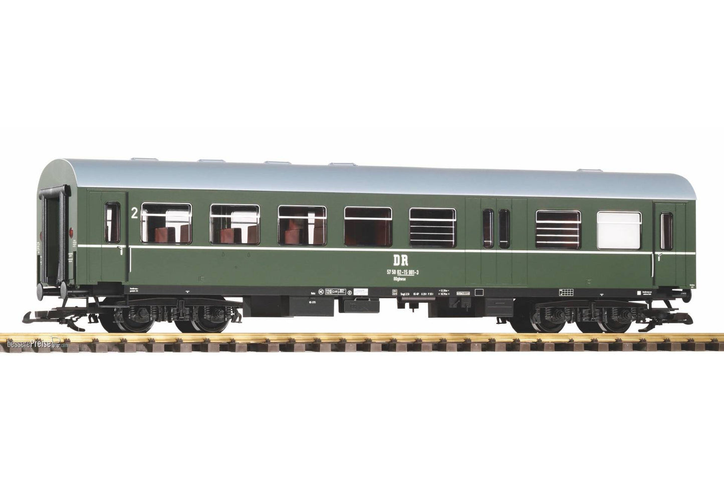 Piko Gartenbahn Personenwagen 37656 Reko-Halbgepäckwagen 2. Klasse DR, Ep. 3 Spur G