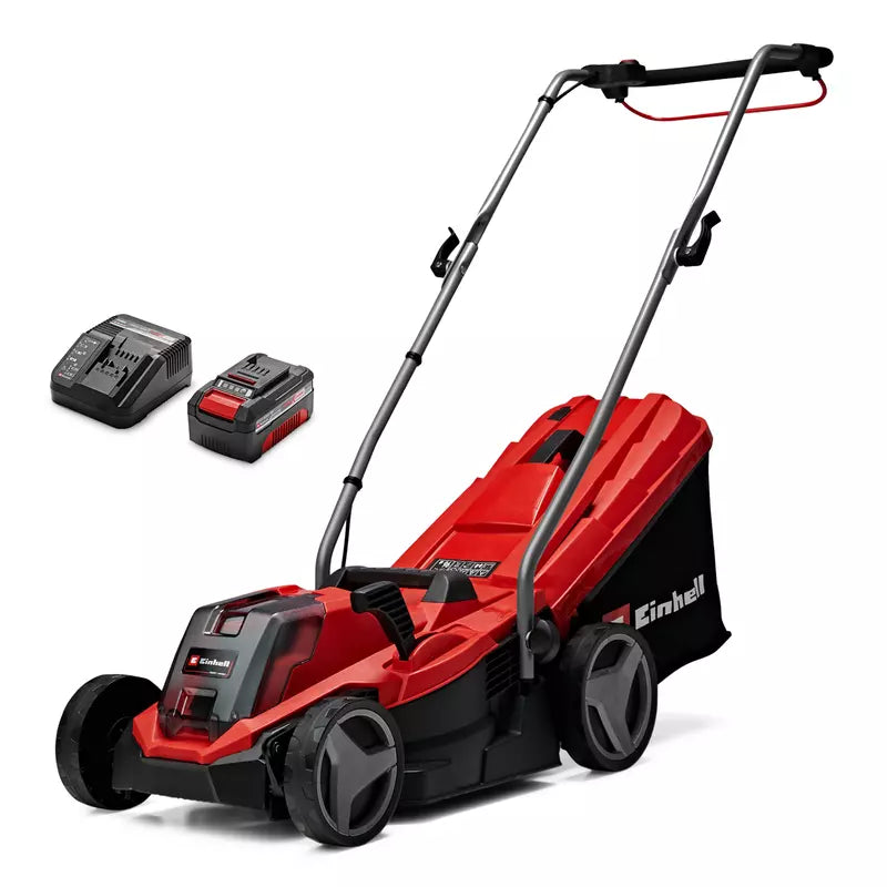 Einhell 18V-Akku-Rasenmäher GE-CM 18/33 Li ( incl. 1x4,0Ah & Ladegerät ) mit bürstenlosem Motor