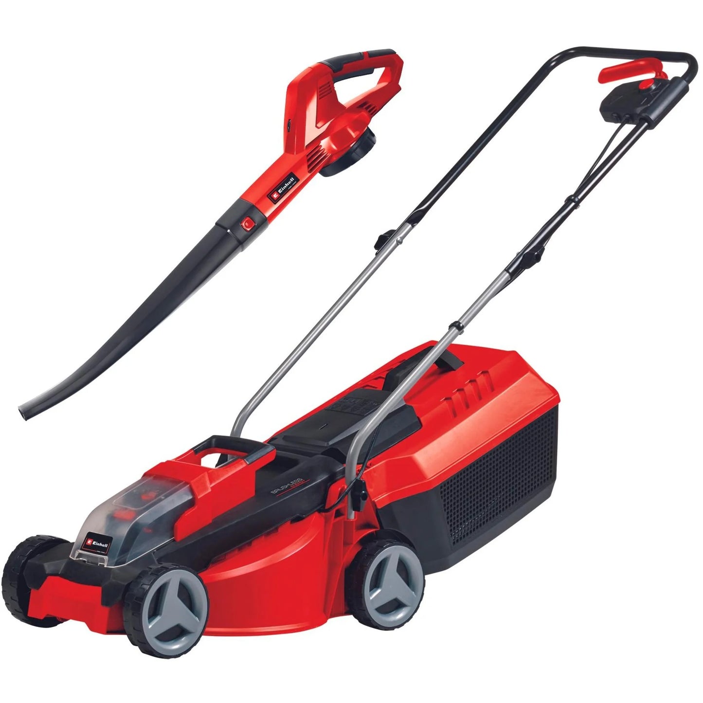 Einhell Akku-Rasenmäher & Akku-Laubbläse GE-CM 3018 Li CL Set incl. 3.0 Ah-Akku & Ladegerät