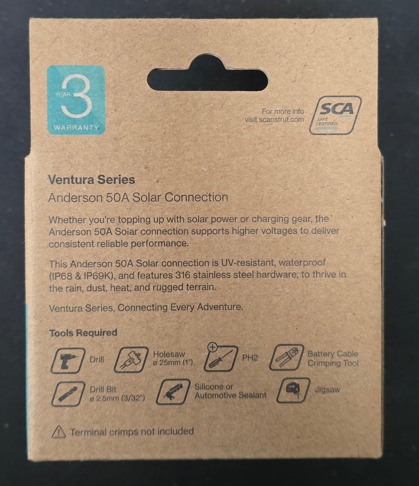 Scanstrut Außensteckdose Ventura Series Anderson 50A Solar Connection