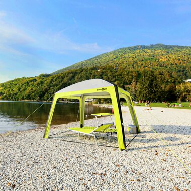 Brunner Aquamar aufblasbarer Outdoor-Pavillon 3x3m mit Air-Tube-Technologie