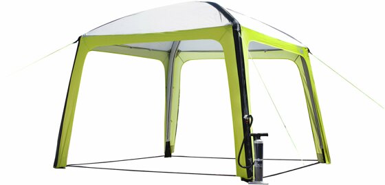 Brunner Aquamar aufblasbarer Outdoor-Pavillon 3x3m mit Air-Tube-Technologie