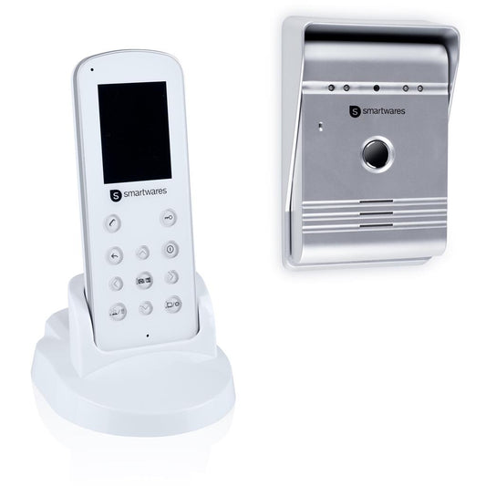 Smartwares 10.008.92 Drahtlose Video-Türgegensprechanlage VD36W Video-Gegensprechanlage