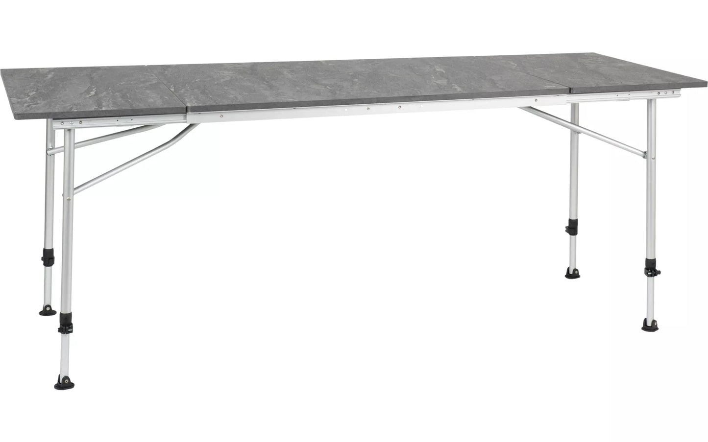 Travellife Sorrento Tisch ausziehbar 100/140/180cm dunkelgrau, B-Ware