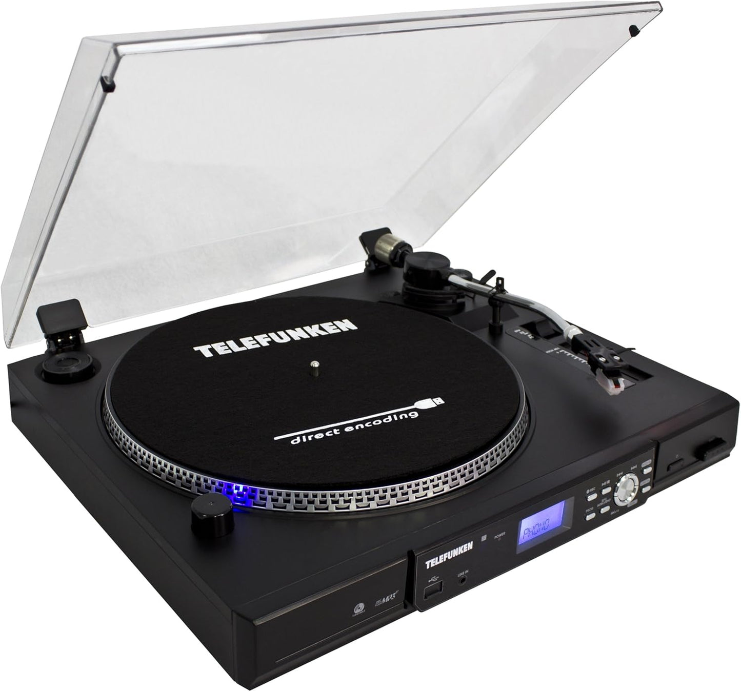 Telefunken DJ-Plattenspieler Schallplattenspieler TT100EM