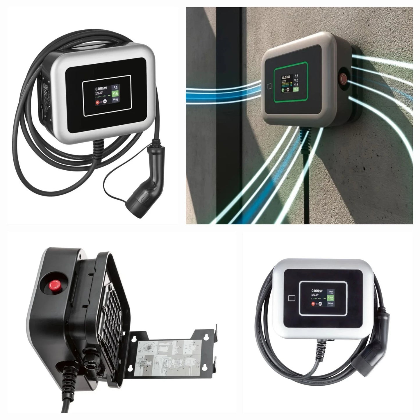 Ultimate Speed Wallbox 11 kW USWB 11 A1 zum Laden von Elektrofahrzeugen / Elektroautos, Ladestation f. Elektro-und Hybridfahrzeuge
