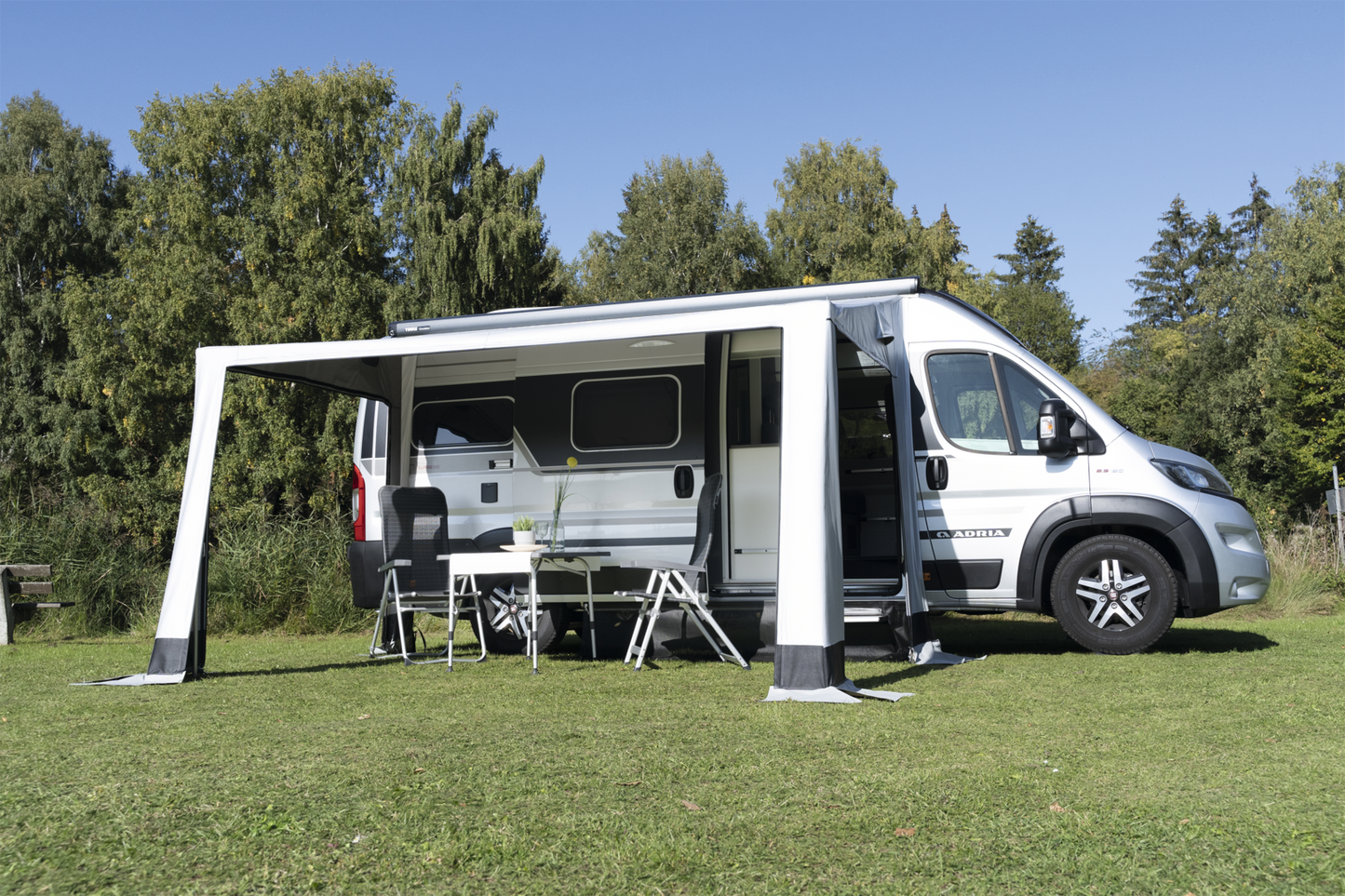 WIGO Kastenwagen Zelt YAK XL (S) (R) 380x260 cm, mit Alugestänge, z. B. für Fiat Ducato