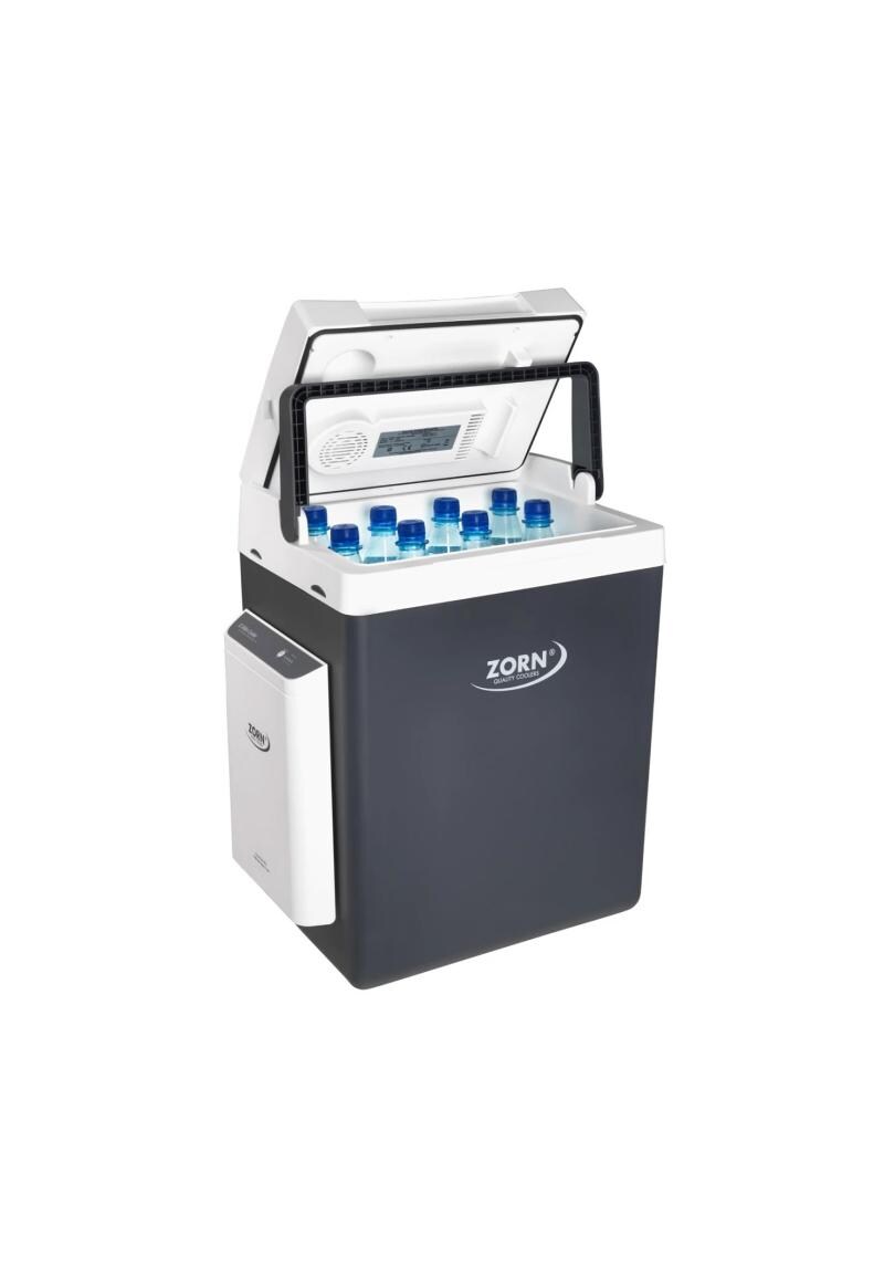 Zorn E Akku Cooler Z 32 LNP 30 Liter Akku-Kühlbox incl. Akku 20.800 mAh mit Ladegerät & Stecker für Zigarettenanzünder